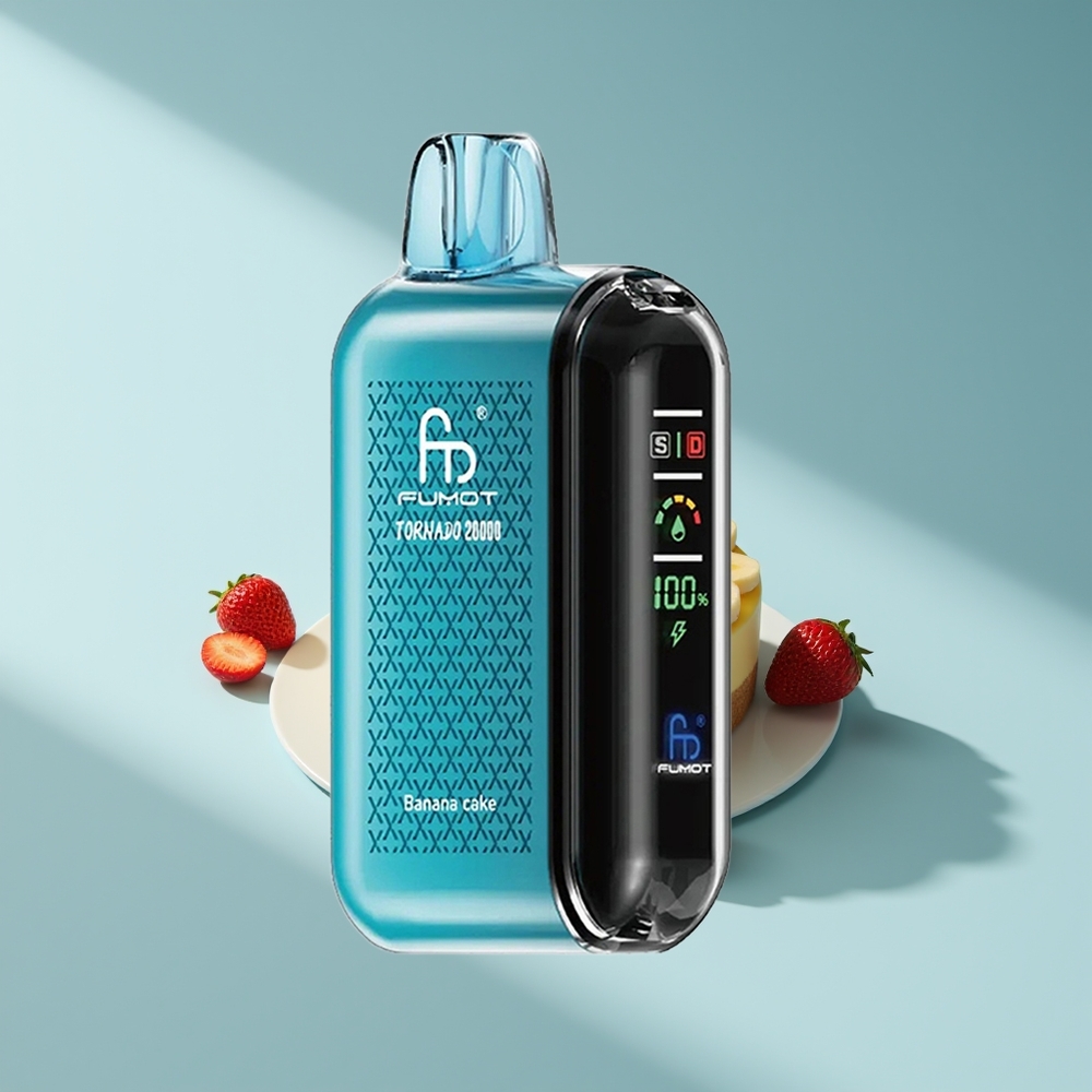 Fumot Tornado 20000 - Banana Cake: Rewolucja Smaku i Mocy w Świecie Disposable Vape
